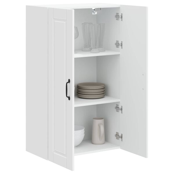 vidaXL Kitchen Cabinet with Shelf High Gloss White 60 x 31 x 100 cm