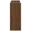 vidaXL Shoe Rack Brown Oak 80x25x62 cm Engineered Wood