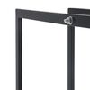 vidaXL Firewood Rack Black 80x25x200 cm Steel