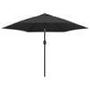 vidaXL Garden Parasol | Anthracite | Polyester, Steel | 300 cm Diameter