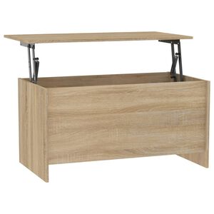 vidaXL Coffee Table | Sonoma oak | Engineered wood | Medium | Coffee Table