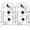 vidaXL Garden Fence Trellis Black 308.5 x 54.5 x 0.3 cm