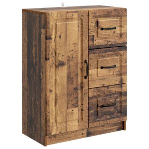 vidaXL Sideboard Old Wood 66 x 34.5 x 87 cm Engineered Wood