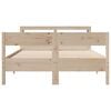 vidaXL Bed Frame without Mattress 140x200 cm Solid Wood Pine