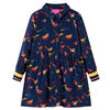 Kids' Dress with Long Sleeves Navy 104