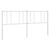 vidaXL Metal Replace Headboard White 200 cm