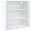 vidaXL Wall Cabinet White 80x33x80 cm Engineered Wood