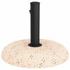 vidaXL Parasol Base Manual Yellow Stone 45 x 45 x 40 cm Concrete