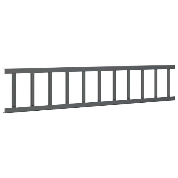 vidaXL Anthracite 100 x 2.5 x 20 cm Steel