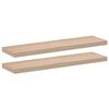 vidaXL Floating Shelves 2 pcs 90x23,5x4 cm Engineered Wood