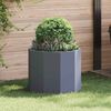 vidaXL Planter Anthracite 60 x 60 x 50 cm Steel