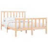 vidaXL Bed Frame without Mattress 140x190 cm Solid Wood Pine