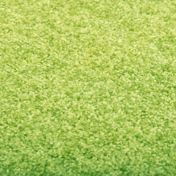 vidaXL Doormat Washable Green 90x150 cm