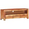 vidaXL TV Cabinet 110x30x40 cm Solid Acacia Wood