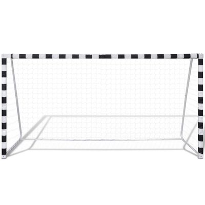 Soccer Goal Post Net Steel 300 x 90 x 160 cm Outdoor Sports
