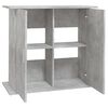 vidaXL Aquarium Stand Concrete Grey 81x36x73 cm Engineered Wood