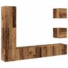 vidaXL 5 Piece TV Cabinet Set Wall-mounted Old Wood Engineered Wood