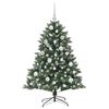 vidaXL Artificial Christmas Tree with 150 LEDs with Stand Green 120 cm