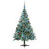 vidaXL Artificial Christmas Tree with Stand Green 150 cm PVC and Steel