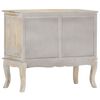 vidaXL Sideboard Grey 80x35x70 cm Solid Mango Wood
