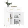 vidaXL Sideboard High Gloss White 69.5x34x90 cm Engineered Wood