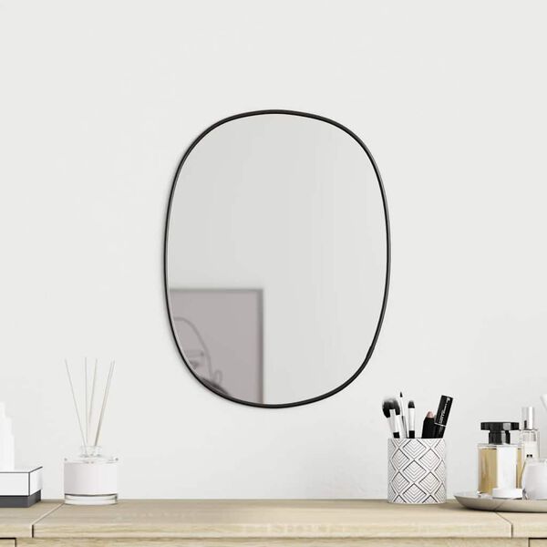 vidaXL Wall Mirror Black 40x30 cm