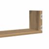 vidaXL Wall Shelves 3 pcs Artisian Oak 80x18x18 cm Engineered Wood