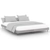 vidaXL Bed Frame without Mattress Grey Sonoma 180x200 cm Engineered Wood