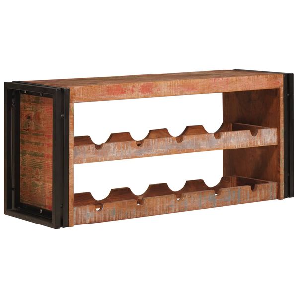vidaXL Wine Rack Brown 100 x 45 x 33 cm Solid Reclaimed Wood