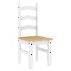 vidaXL 5 Piece Dining Set Panama White Solid Wood Pine