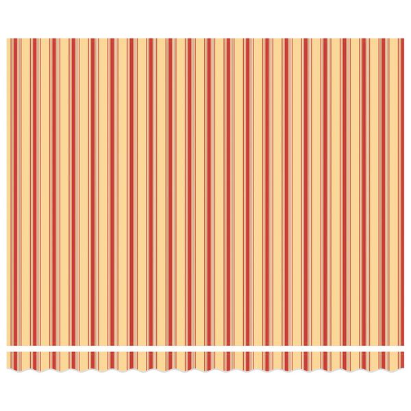 vidaXL Retractable Awning Multicolour 400 x 300 cm Polyester and Metal