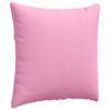 vidaXL Sofa Pillows 2 pcs Pink 60 x 60 cm Fabric