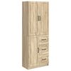 vidaXL Cabinet Set 2 pcs Sonoma Oak Engineered Wood