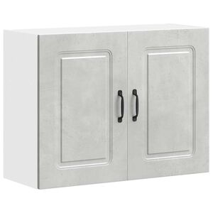 vidaXL Kitchen Wall Cabinet Kalmar Concrete Grey Engineered Wood