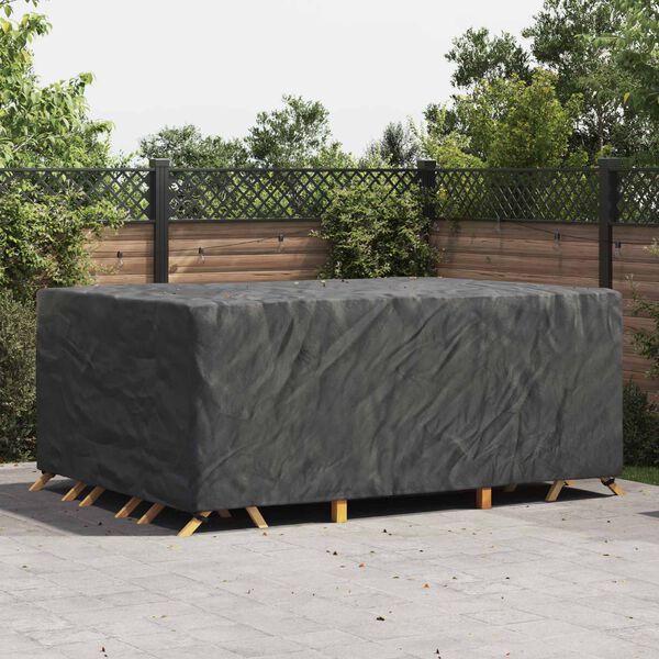 vidaXL Furniture Cover Plain Black 270 x 180 x 90 cm 420D