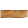 vidaXL Table Top Live Edge 110x20x3,8 cm Solid Wood Mango