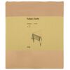 vidaXL Table Cloth 5 pcs Rectangular Beige 140 x 260 cm Polyester