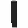 vidaXL MDF Radiator Cover Black 205 cm