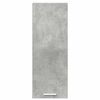 vidaXL Hanging Cabinet 2 pcs Concrete Grey and White 30 x 31 x 80 cm
