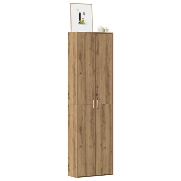 vidaXL Hallway Wardrobe Artisan Oak 55x25x189 cm Engineered Wood