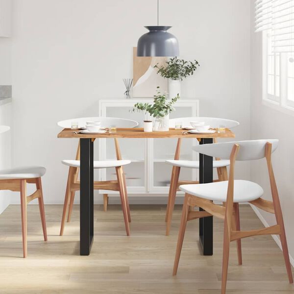 vidaXL Dining Table 110x50x76 cm Solid Wood Acacia