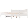 vidaXL Bed Frame without Mattress White 160x200 cm Solid Wood Pine