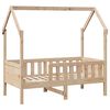 vidaXL Kids' House Bed Frame 70x140 cm Solid Wood Pine