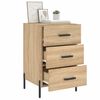 vidaXL Bedside Cabinet Sonoma Oak 40x40x66 cm Engineered Wood