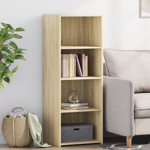 vidaXL Highboard Sonoma Oak 45x41x124 cm Engineered Wood