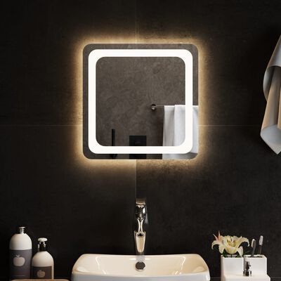 vidaXL LED Bathroom Mirror 40x40 cm