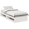 vidaXL Day Bed without Mattress White 80x200 cm Solid Wood Pine