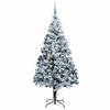 vidaXL Artificial Christmas Tree with 300 LEDs with Stand Green 210 cm