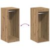 vidaXL Wardrobe Artisan oak 41 x 48 x 102 cm Engineered wood