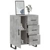 vidaXL Sideboard Concrete Grey 69.5x34x90 cm Engineered Wood